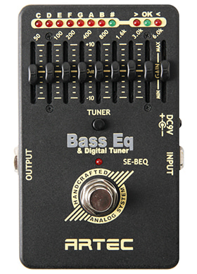 Artec SE-BEQ Bass Eq &amp; Digital Tuner 아텍 베이스 이퀄라이저 디지털 튜너 (국내정품)
