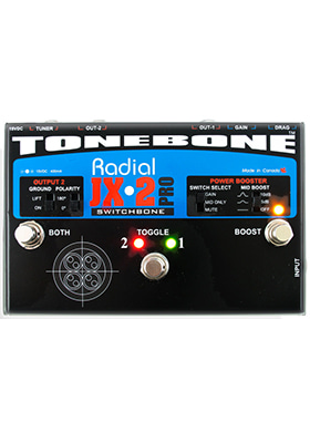 Radial JX-2 Pro Tonebone Switchbone 레디얼 톤본 스위치본 ABY 앰프 셀렉터 부스터 (국내정식수입품)