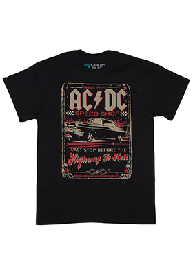 Liquid Blue AC/DC Speed Shop 리퀴드 블루 에이씨디씨 스피드 샵 티셔츠 (국내정식수입품)