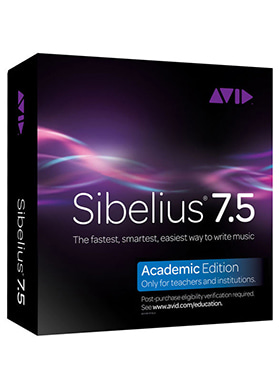 Avid Sibelius 7.5 Academic Edition 아비드 시벨리우스 세븐닷파이브 교육용 (국내정식수입품)