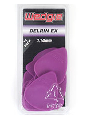 Wedgie Delrin EX 1.14mm 12 Pack 웨지 델린 이엑스 기타피크 12개 세트 (국내정식수입품)