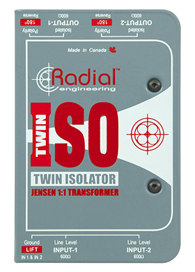 Radial Twin ISO 레디얼 트윈 아이소 패시브 라인레벨 아이솔레이터 (국내정식수입품)