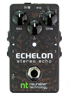 Neunaber Audio Effects Echelon Stereo Echo Buffered Bypass 뉴네이버오디오이펙츠 에셜론 스테레오 에코 버퍼드 바이패스 (국내정식수입품)