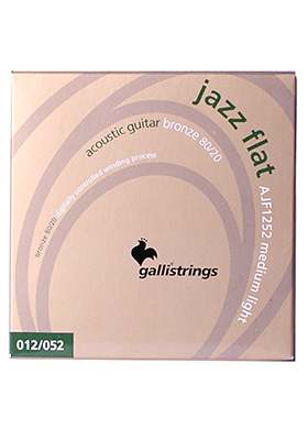 Gallistrings AJF1252 Jazz Flat Acoustic Guitar Medium Light 갈리스트링스 재즈 플랫 미디엄 라이트 어쿠스틱 기타줄 (012-052 국내정식수입품)