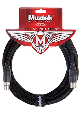 Muztek PMF-1000 Pure Sound Mic Cable 뮤즈텍 퓨어 사운드 마이크 케이블 (XLR Female,XLR Male,10m 국내정품)