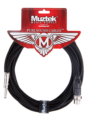 Muztek PPF-1000 Pure Sound Mic Cable 뮤즈텍 퓨어 사운드 마이크 케이블 (XLR Female,TS,10m 국내정품)