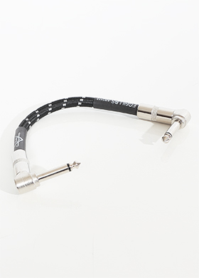 Fender Custom Shop Patch Cable Black Tweed 펜더 커스텀샵 패치 케이블 블랙 트위드 (ㄱ자,ㄱ자,15cm)