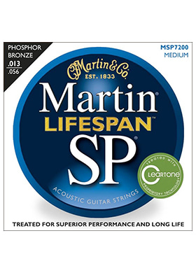 Martin MSP7200 Phosphor Bronze SP Lifespan Acoustic Guitar Strings Medium 마틴 파스퍼 브론즈 라이프스판 어쿠스틱 기타줄 미디엄 (013-056 국내정식수입품)