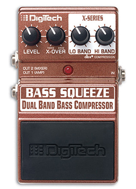 DigiTech XBS Bass Squeeze 디지텍 베이스 스퀴즈 듀얼 밴드 베이스 컴프레서 (국내정식수입품)