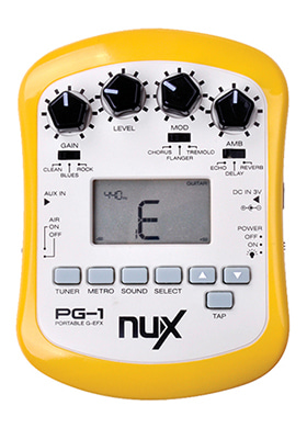 Nux PG-1 Portable G-EFX 뉴엑스 포터블 기타 이펙터 헤드폰 앰프 (국내정식수입품)