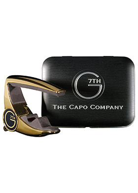 G7th Performance 2 Capo Steel String Gold Special Edition &amp; Protector Shell Case 지세븐스 퍼포먼스 투 카포 스틸 스트링 골드 스페셜 에디션 앤 프로텍터 쉘 케이스 (통기타용 국내정식수입품)