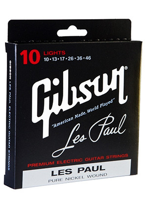 [일시품절] Gibson SEG-LP10 Les Paul Pure Nickel Wound Light 깁슨 레스폴 퓨어 니켈 일렉기타줄 라이트 (010-046 국내정식수입품)