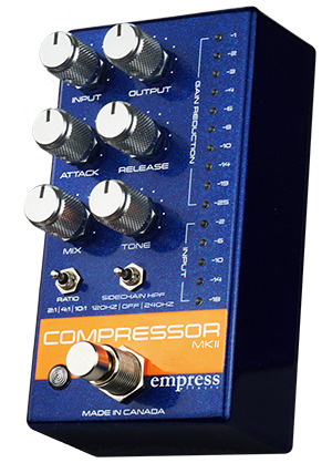 Empress Effects Compressor MKII Blue Sparkle 엠프레스이펙츠 컴프레서 마크투 기타 블루 스파클 (국내정식수입품)