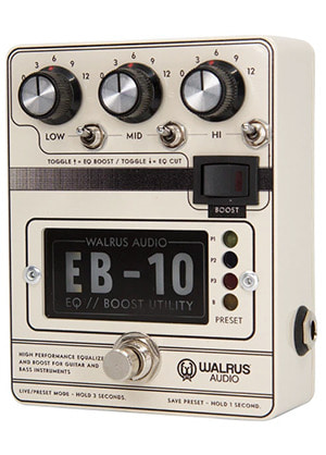 Walrus Audio EB-10 Preamp EQ Boost Cream 월러스오디오 이비텐 프리앰프 이퀄라이저 부스트 크림 (국내정식수입품)