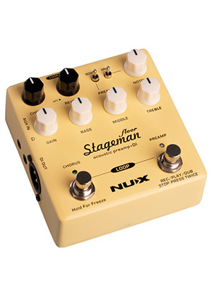 [일시품절] Nux NAP-5 Stageman Floor Acoustic Preamp &amp; DI 뉴엑스 스테이지맨 플로어 어쿠스틱 프리앰프 디아이 (국내정식수입품)