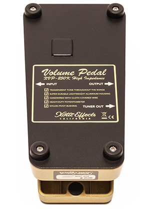 Xotic XVP-250K High Impedance Volume Pedal Gold 엑스오틱 하이 임피던스 볼륨 페달 골드 (국내정식수입품)