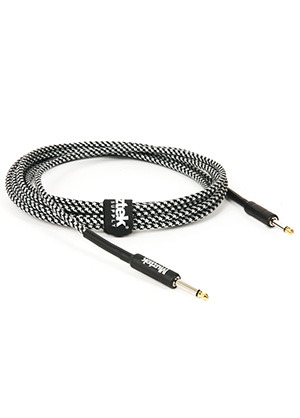Muztek RS-300 BS Retro Sound Cable Black Silver 뮤즈텍 레트로 사운드 기타 베이스 케이블 블랙 실버 (일자→일자, 3m 국내정품)