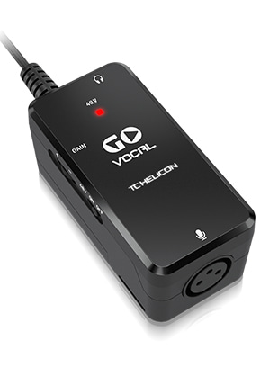 TC Helicon Go Vocal 티씨헬리콘 고 보컬 모바일 USB 오디오 인터페이스 (국내정식수입품)