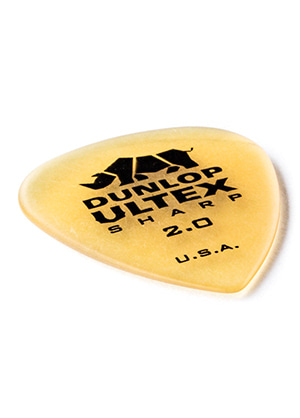 Dunlop 433R Ultex Sharp 2.00mm 던롭 포서티쓰리알 울텍스 샤프 기타피크 (국내정식수입품)