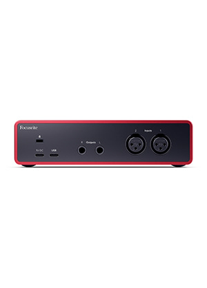 Focusrite Scarlett 2i2 4th Gen 포커스라이트 스칼렛 투아이투 USB-C 오디오 인터페이스 4세대 (국내정식수입품)