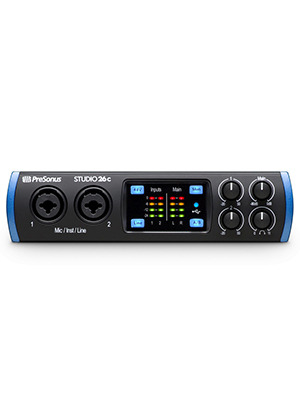 PreSonus Studio 26c 프리소너스 스튜디오 투엔티식스씨 USB-C 오디오 인터페이스 (국내정식수입품)