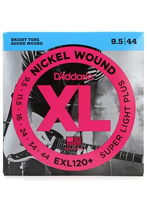[일시품절] D&#039;Addario EXL120+ Nickel Round Wound Super Light Plus 다다리오 니켈 일렉기타줄 (0095-044 국내정식수입품)
