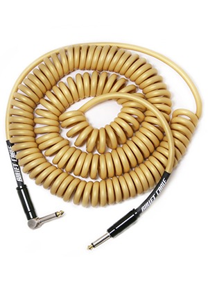 [일시품절] Bullet Cable BC-15CCVG Coil Cable Vintage Gold 블릿케이블 코일 케이블 빈티지 블랙 (ㄱ자→일자, 15ft/5.18m 국내정식수입품)