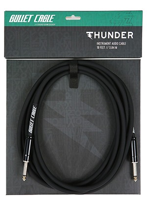 [일시품절] Bullet Cable BC-10T Thunder Cable Black 블릿케이블 썬더 케이블 블랙 (일자→일자, 10ft/3.04m 국내정식수입품)