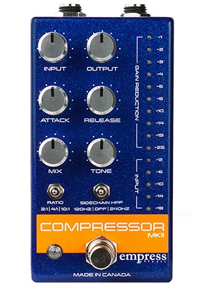 Empress Effects Compressor MKII Blue Sparkle 엠프레스이펙츠 컴프레서 마크투 기타 블루 스파클 (국내정식수입품)