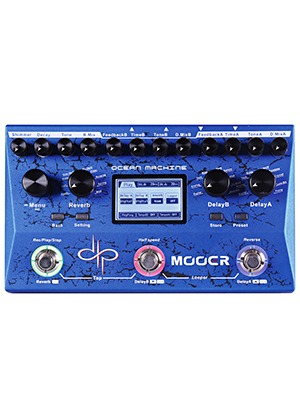 Mooer Audio Ocean Machine 무어오디오 오션 머신 듀얼 딜레이 리버브 루퍼 (국내정식수입품)