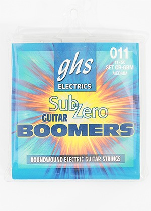 GHS CR-GBM Sub-Zero Guitar Boomers Medium 지에이치에스 서브 제로 부머스 일렉기타줄 미디엄 (011-050 국내정식수입품 당일발송)