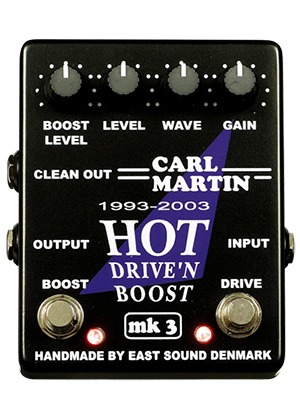 Carl Martin Hot Drive&#039;n Boost MK3 칼마틴 핫 드리븐 부스트 마크쓰리 오버드라이브 부스트 (국내정식수입품)