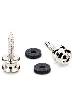 Schaller S-Locks Strap Buttons Small Nickel 쉘러 에스락스 스트랩 버튼 스몰 유광 니켈 (2개/1세트 국내정식수입품)