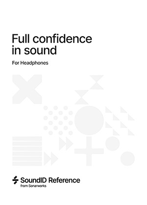 Sonarworks SoundID Reference for Headphones 소나웍스 사운드아이디 헤드폰 레퍼런스 (다운로드 버전)