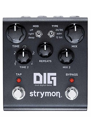 Strymon DIG Dual Digital Delay Midnight Limited Edition 스트라이먼 디아이지 듀얼 디지털 딜레이 미드나이트 한정판 (국내정식수입품)