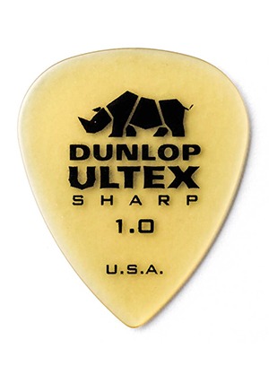 [일시품절] Dunlop 433R Ultex Sharp 1.00mm 던롭 포서티쓰리알 울텍스 샤프 기타피크 (국내정식수입품)