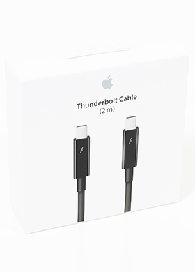 Apple Thunderbolt Cable Black 애플 썬더볼트 케이블 블랙 (2m 국내정식수입품)