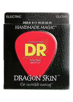 DR DSE-9 Dragon Skin 디알 드레곤 스킨 더 인비저블 코팅 일렉기타줄 (009-042 국내정식수입품)