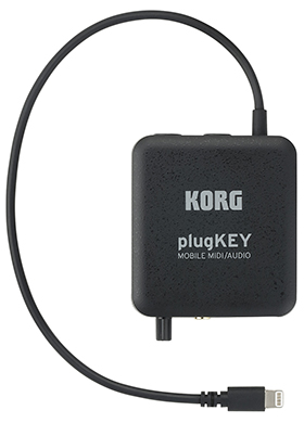 Korg plugKEY Black 코르그 플러그키 모바일 미디 오디오 인터페이스 블랙 (국내정식수입품)