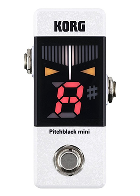 Korg Pitchblack mini White 코르그 피치블랙 미니 화이트 페달튜너 (국내정식수입품)
