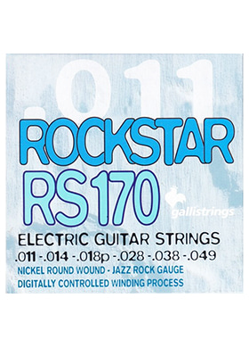 Gallistrings RS170 Rockstar Electric Jazz Rock 갈리스트링스 락스타 일렉기타줄 재즈 락 (011-049 국내정식수입품 당일발송)