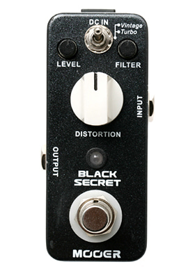 Mooer Audio Black Secret Distortion 무어오디오 블랙 시크릿 디스토션 (국내정식수입품)