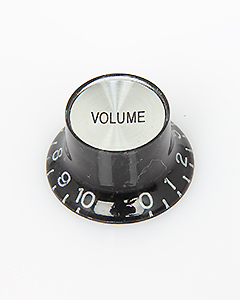 Qsi Top Hat Pressfit Volume Knob Black 탑 햇 프레스핏 볼륨 노브 블랙 (국내정식수입품 당일발송)
