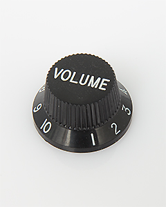 Qsi Strat Volume Pressfit Knob Black 스트랫 볼륨 프레스핏 노브 블랙 (국내정식수입품 당일발송)