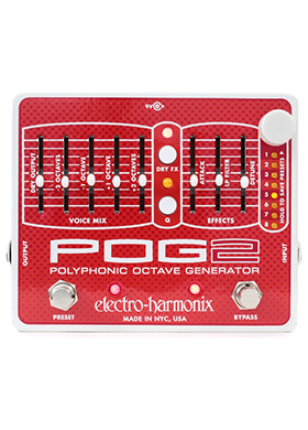 [일시품절] Electro-Harmonix POG2 Polyphonic Octave Generator 일렉트로하모닉스 피오지투 폴리포닉 옥타브 제너레이터 (국내정식수입품)
