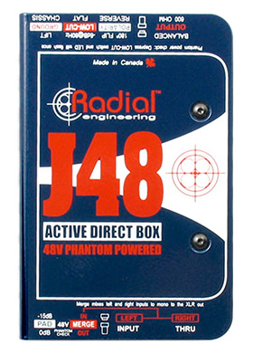 Radial J48 레디얼 제이포티에이트 팬텀 파워드 액티브 다이렉트 박스 (국내정식수입품)