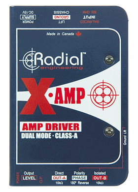 Radial X-Amp 레디얼 엑스앰프 앰프 드라이버 듀얼 모드 다이렉트 박스 (국내정식수입품)