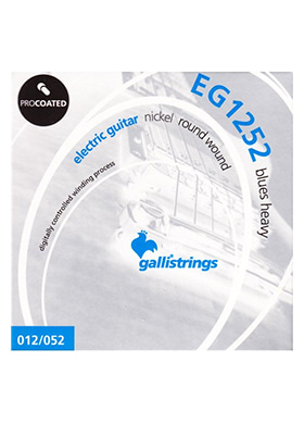 Gallistrings EG1252 Electric Guitar ProCoated Blues Heavy 갈리스트링스 프로코티드 블루스 헤비 일렉기타줄 (012-052 국내정식수입품)