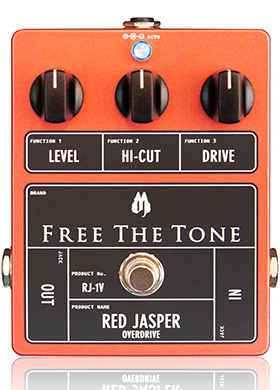 Free The Tone RJ-1V Red Jasper Overdrive 프리더톤 레드 재스퍼 오버드라이브 (국내정식수입품)